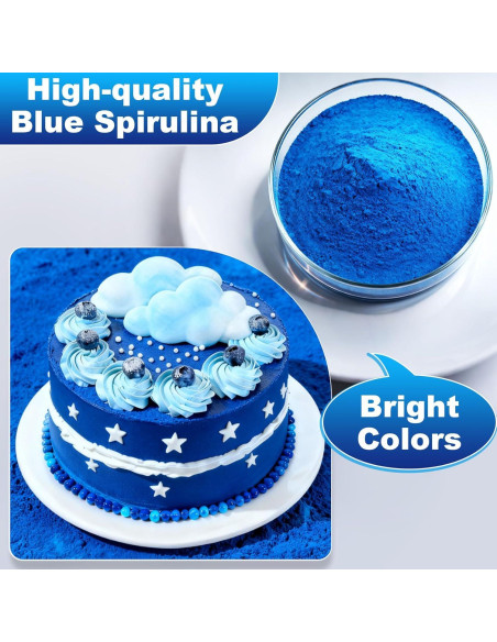 Polvo de Espirulina Azul ERCorArt 40g Colorante Natural Vegano