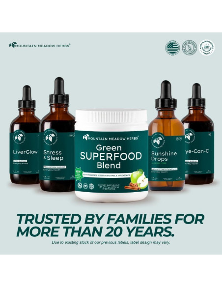Mezcla de Superalimentos Verdes Mountain Meadow Herbs 30 Porciones