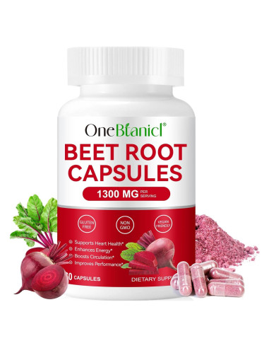 Cápsulas de raíz de remolacha HBIKCLYC 60 unidades energéticas