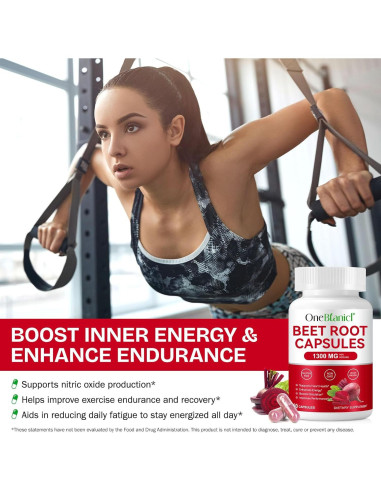 Cápsulas de raíz de remolacha HBIKCLYC 60 unidades energéticas