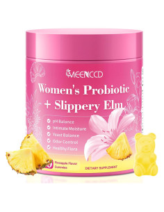 Gomitas Probioticas Femeninas Her Juicy Sabor Piña 60 Unidades