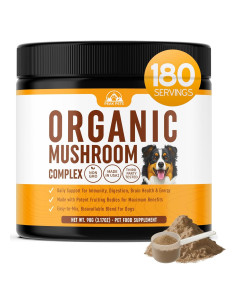 Suplemento en Polvo de Champiñones Peak Pets 90g - Inmunidad y Salud