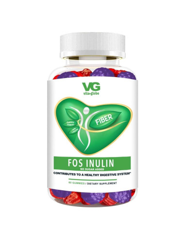 Gomas de Fibra Prebiótica Vita Globe 60 Unidades Sin Azúcar