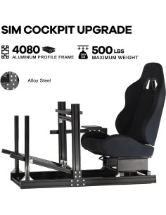 Soporte de Simulador de Carreras Anman F1 Ajustable 17.97 kg 2