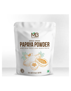 Polvo de Papaya Madura MB Herbals 227g Sin Gluten Natural