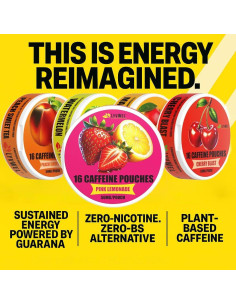 Pouches de Energía LyvWel 56mg - 6 Sabores, 96 Pouches 2