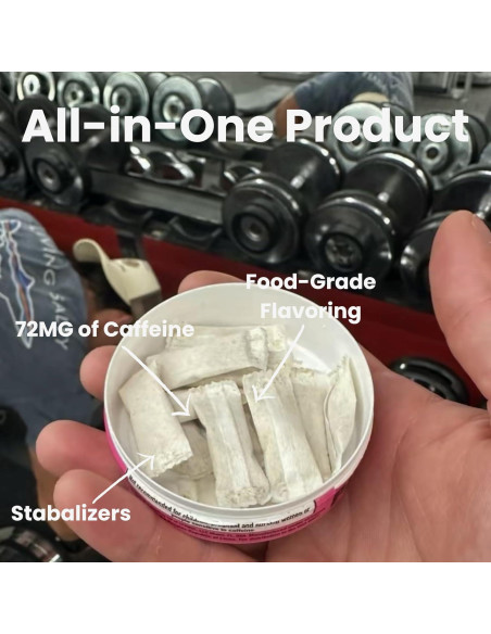 Pouches de Energía LyvWel 56mg - 6 Sabores, 96 Pouches