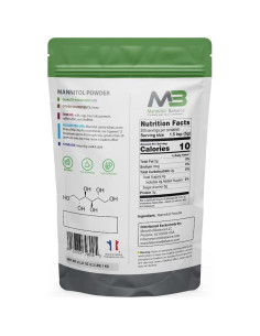 Polvo de Mannitol Balance de Mannitol 1kg - Edulcorante Natural 2