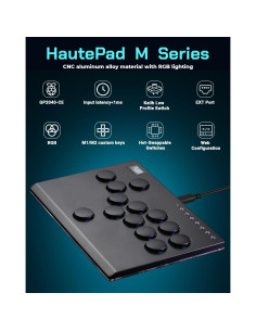 Controlador Arcade Sehawei M13 Metal 13 Botones RGB Turbo 2