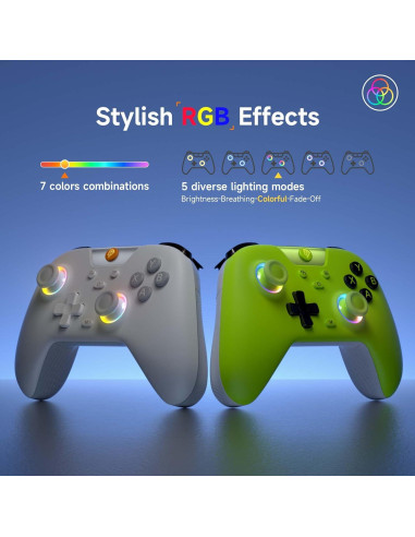 Controlador Inalámbrico EasySMX X05 para PC y Android - RGB