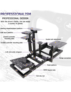 Soporte de Simulador de Vuelo y Carreras Minneer Ajustable 2