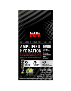 GNC AMP Hidratación Amplificada Limón Lima 10 Stick 36g 2