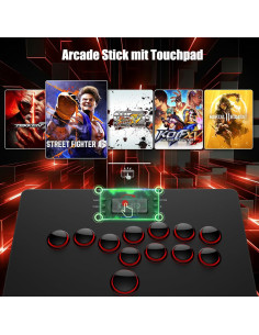 Controlador Arcade Inalámbrico QRD Maestro S3 para Consolas 2