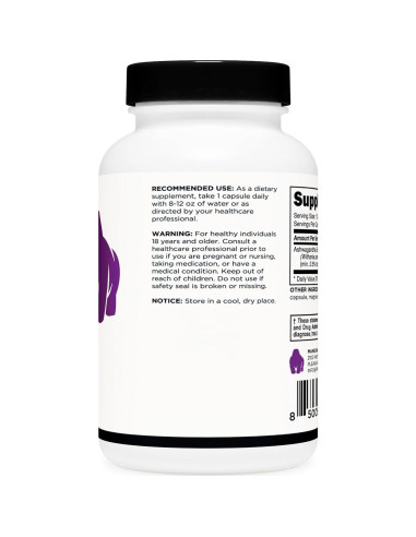 Extracto de Raíz de Ashwagandha Primal 600mg 120 Cápsulas