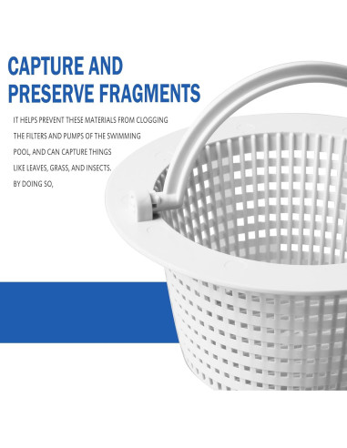 Cestas de Skimmer de Pared para Piscina JODDMTTY - Paquete de 2