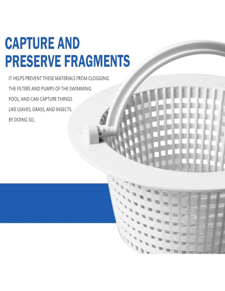 Cestas de Skimmer de Pared para Piscina JODDMTTY - Paquete de 2