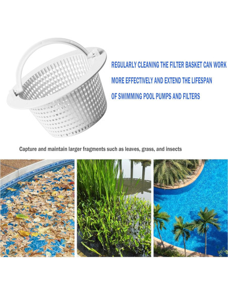 Cestas de Skimmer de Pared para Piscina JODDMTTY - Paquete de 2