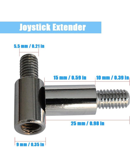 Extensor Joystick Arcade Koofull 4 Pcs 15mm Accesorios Extensor Joystick Arcade Koofull 4 Pcs 15mm Accesorios