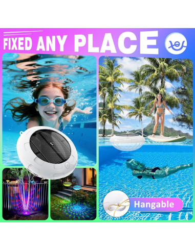 Luces Flotantes Solares Cootway RGB 16.5 cm con Control Remoto