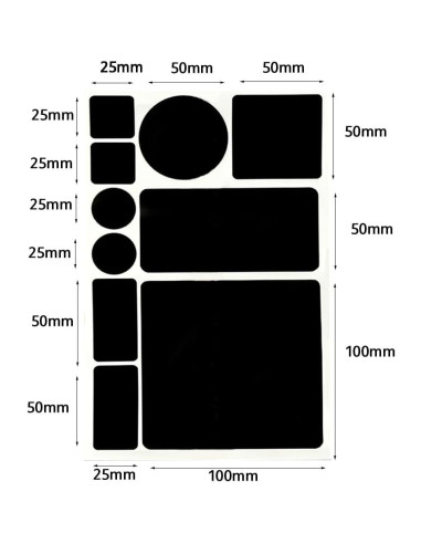 Kit de Reparación Inflable TPU YEFEI - 20 Piezas, 4 Tamaños