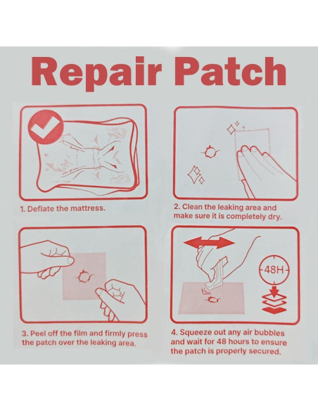 Kit de Reparación Inflable TPU YEFEI - 20 Piezas, 4 Tamaños