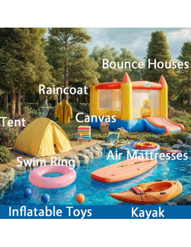 Kit de Reparación Inflable TPU YEFEI - 20 Piezas, 4 Tamaños