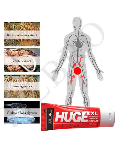 Crema de Aumento Masculina JJLBRO 100ml - Gel de Fuerza Extra