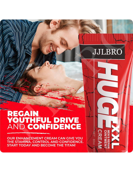 Crema de Aumento Masculina JJLBRO 100ml - Gel de Fuerza Extra