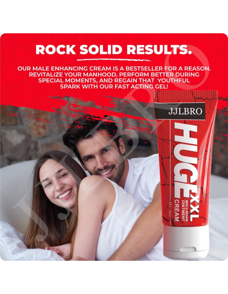 Crema de Aumento Masculina JJLBRO 100ml - Gel de Fuerza Extra