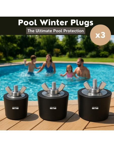Tapones de Invierno Aquatix Pro para Piscinas - 3 Tamaños