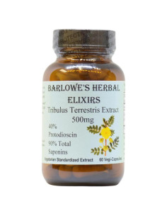 Extracto de Tribulus Terrestris Barlowe's 500mg 60 Cápsulas