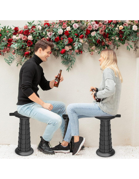 Taburete Plegable ALEVMOOM 2025 con Cojín 51.8 cm 200 kg