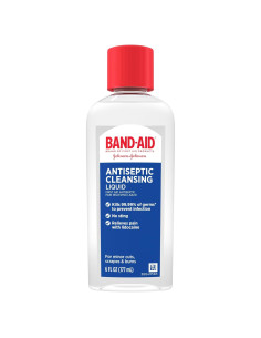 Líquido Limpiador Antiséptico Band-Aid 177.4 ml Alivio Dolor