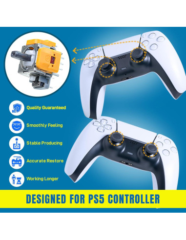 Kits Reemplazo Joysticks Semaiki 4 Pack para Controlador PS5