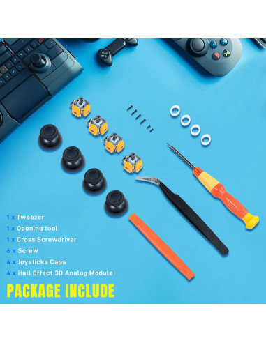 Kits Reemplazo Joysticks Semaiki 4 Pack para Controlador PS5