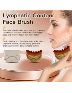 2 Cepillos de Drenaje Linfático Facial AAESG - Suave y Reutilizable 2