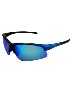 Gafas de sol deportivas Maxx Domain negras y azules polarizadas