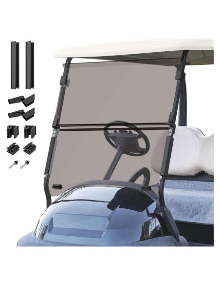 Parabrisas Tinteado Panglong para Carro de Golf 2004-Up 95.49x86.25cm
