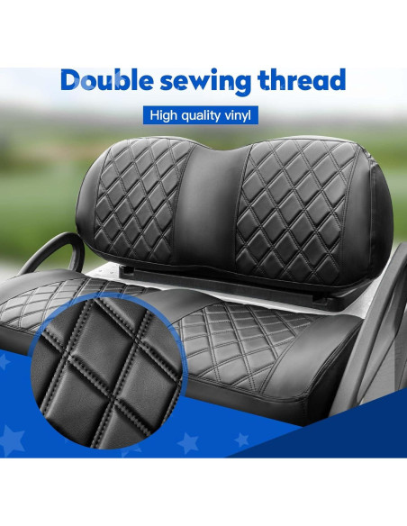 Fundas de Asiento de Vinilo NOKINS para Carro de Golf Club Car