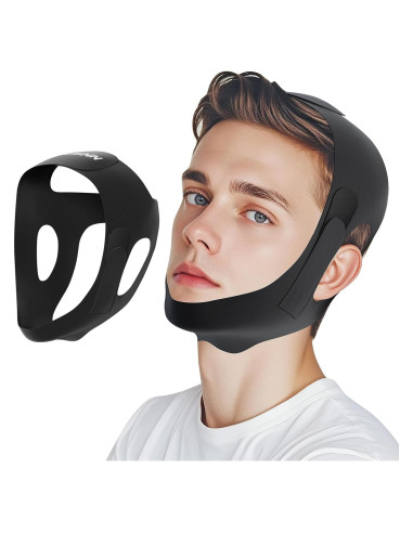 Correa para Barbilla Anti Ronquidos NNSRR CPAP Ajustable
