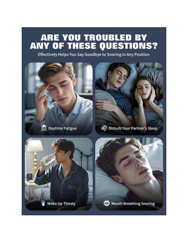 Correa para Barbilla Anti Ronquidos NNSRR CPAP Ajustable