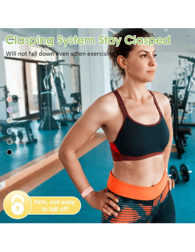 Pulseras Antináuseas Hion - 1 Par Negro, Acupresión