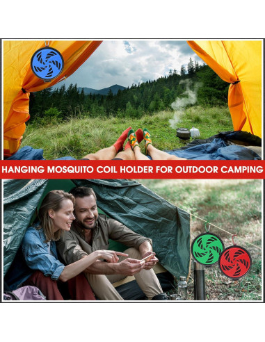 Soporte Portátil para Espirales de Mosquitos Colingmill - 3 Pcs