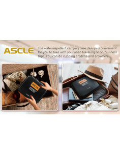 Juego de Ventosas ASCLE 12 Tazas a Prueba de Golpes y Calor 2