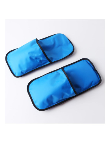 Pantuflas Enfriadoras HI FINE CARE para Pies Cansados - Azul Grande