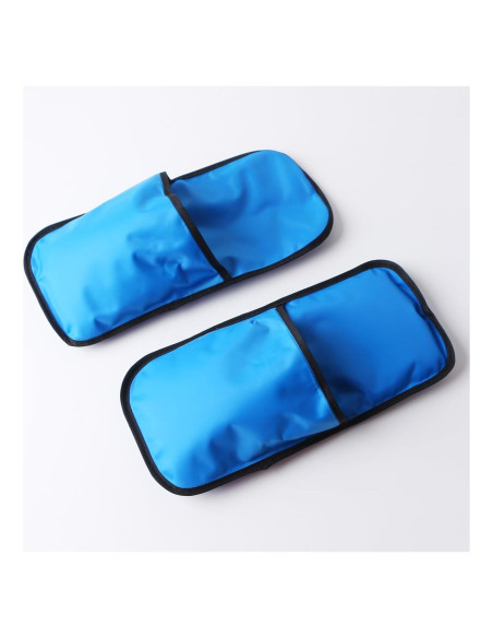 Pantuflas Enfriadoras HI FINE CARE para Pies Cansados - Azul Grande