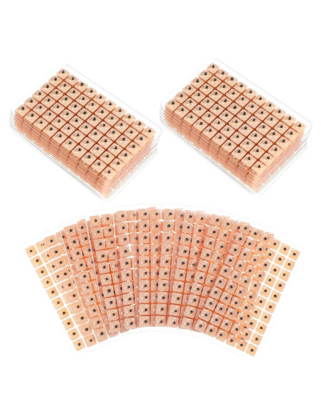 Cuentas Semillas de Vacaria ROSENICE para Acupuntura 600 Piezas