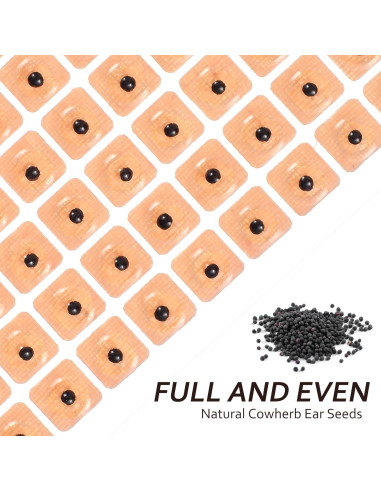 Cuentas Semillas de Vacaria ROSENICE para Acupuntura 600 Piezas