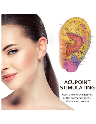 Cuentas Semillas de Vacaria ROSENICE para Acupuntura 600 Piezas