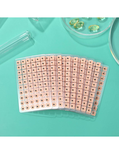 Cuentas Semillas de Vacaria ROSENICE para Acupuntura 600 Piezas